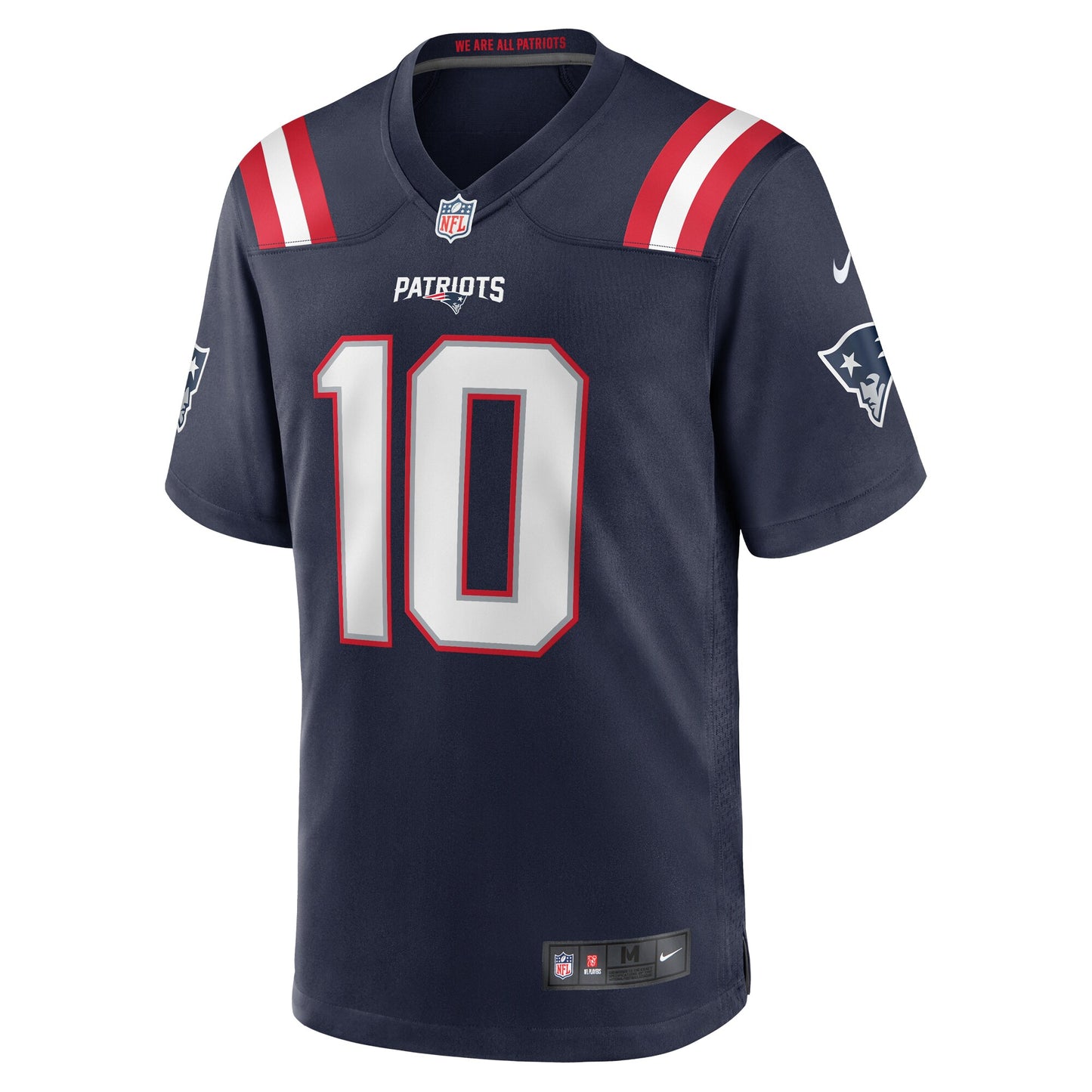 Men's New England Patriots Drake Maye Nike Navy Game Jersey