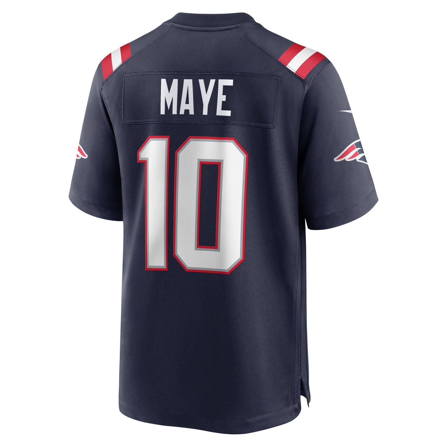 Men's New England Patriots Drake Maye Nike Navy Game Jersey