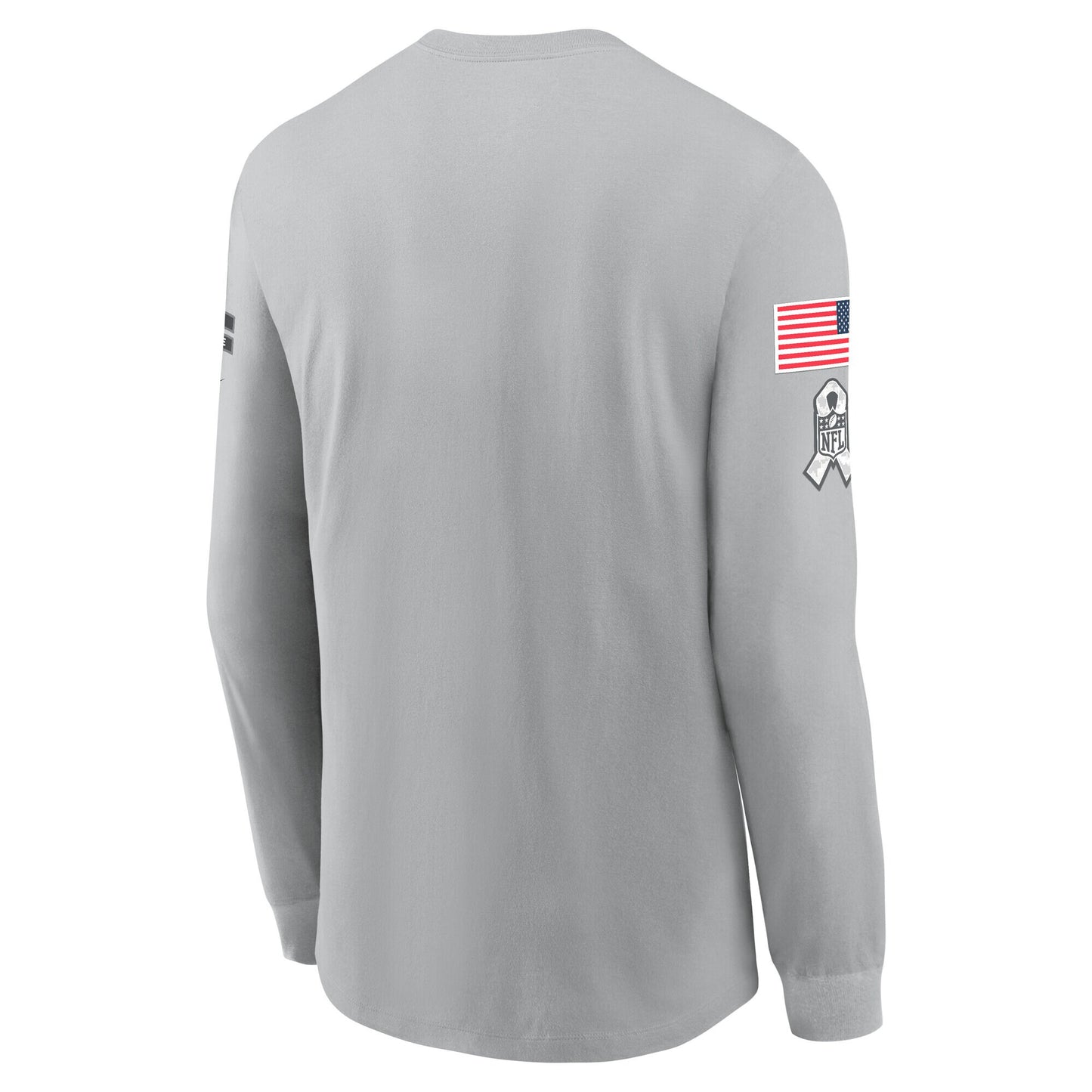 Men's Chicago Bears Nike Gray 2024 Salute To Service Long Sleeve T-Shirt