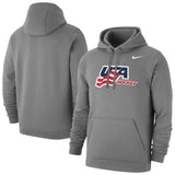 Nike Men's USA Hockey Nike 2026 Club Hoodie - Gray - Pro Jersey Sports