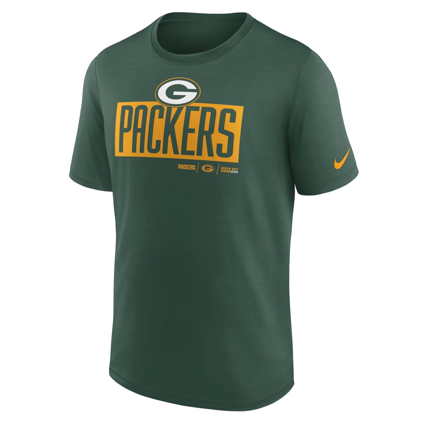 Men's Green Bay Packers Nike Exceed Green Performance T-Shirt