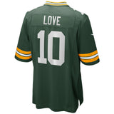 Men's Green Bay Packers Jordan Love Nike Green Player Game Jersey - Pro Jersey Sports