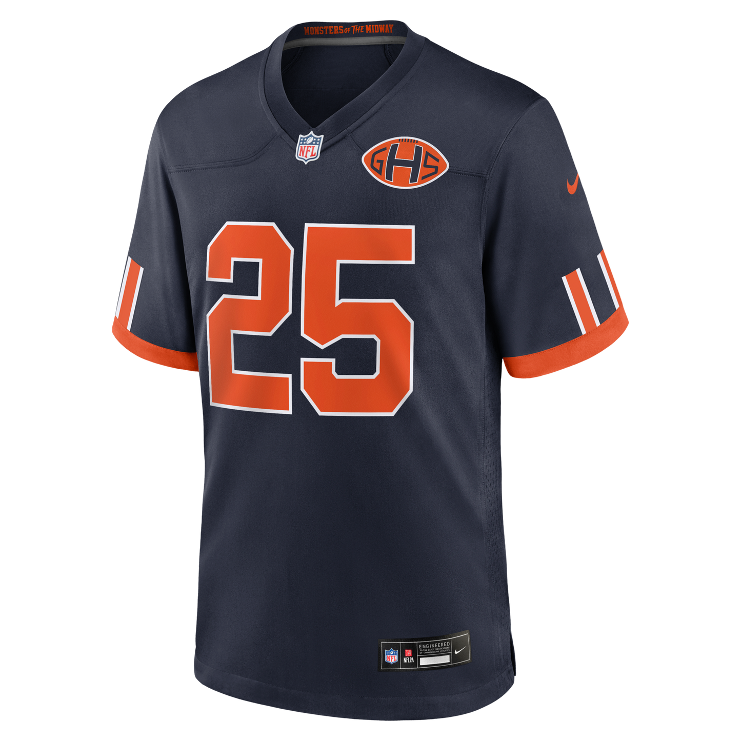 Youth Kyle Monangai Chicago Bears Navy 2026 Rivalries Collection Nike Game Jersey