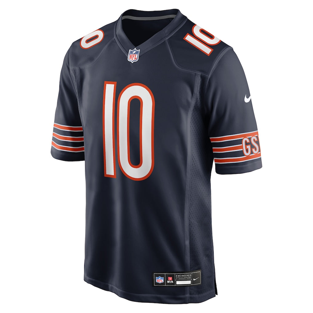 Men's Chicago Bears Luther Burden III Nike Navy Team Color Game Jersey
