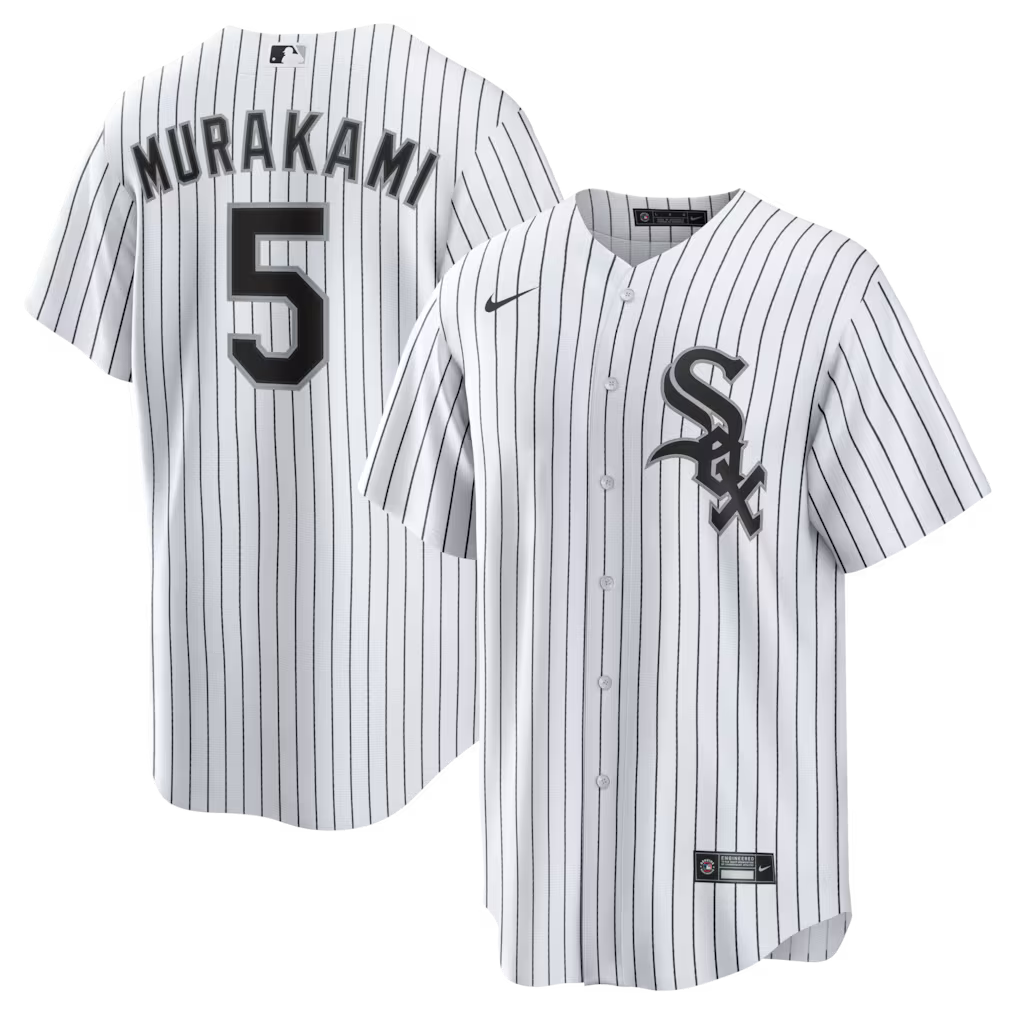 Men's Chicago White Sox Munetaka Murakami Nike White Home Replica Jersey