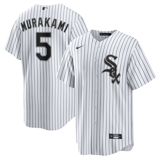 Men's Munetaka Murakami Chicago White Sox NIKE Premium Replica Home Jersey With Pro Tackle Twill Lettering & Front Number