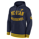 Michigan Wolverines Nike Navy Legacy Retro Pullover Hoodie - Pro Jersey Sports