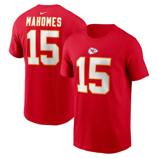 Youth Kansas City Chiefs Patrick Mahomes Nike Red FUSE Name & Number T-Shirt