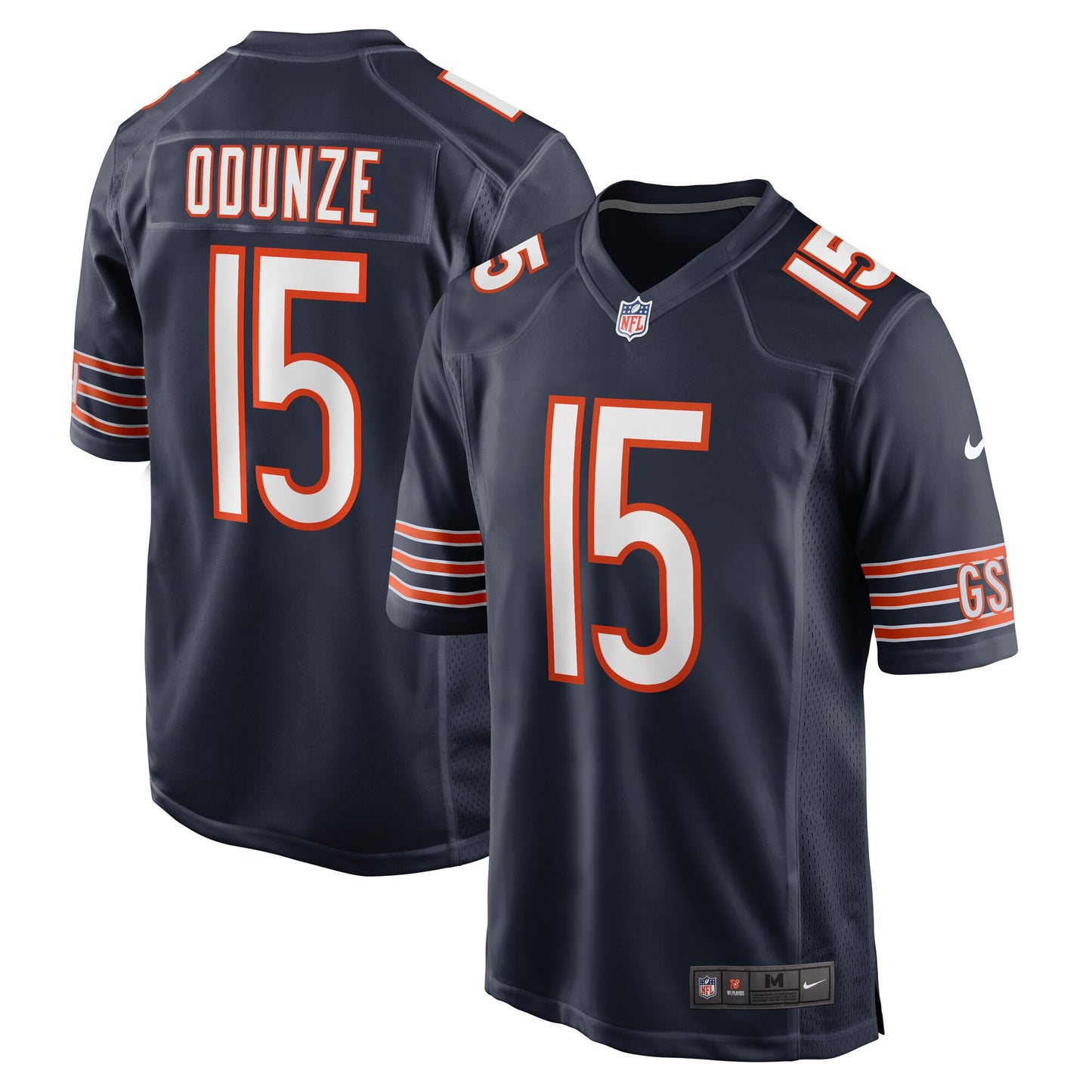 PRE-ORDER Men's Chicago Bears Rome Odunze Nike Navy Team Color Game Jersey