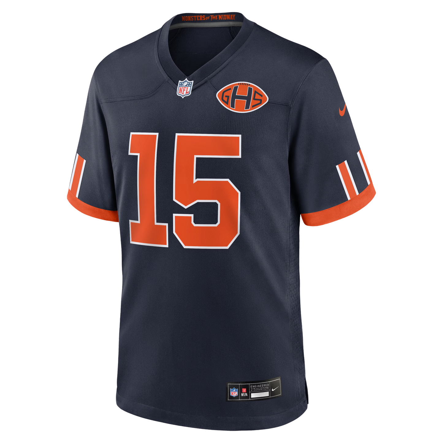 Youth Rome Odunze Chicago Bears Navy 2026 Rivalries Collection Nike Game Jersey