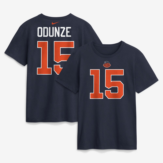 Youth Nike Rome Odunze Chicago Bears 2026 Rivalries Navy Name & Number T-Shirt