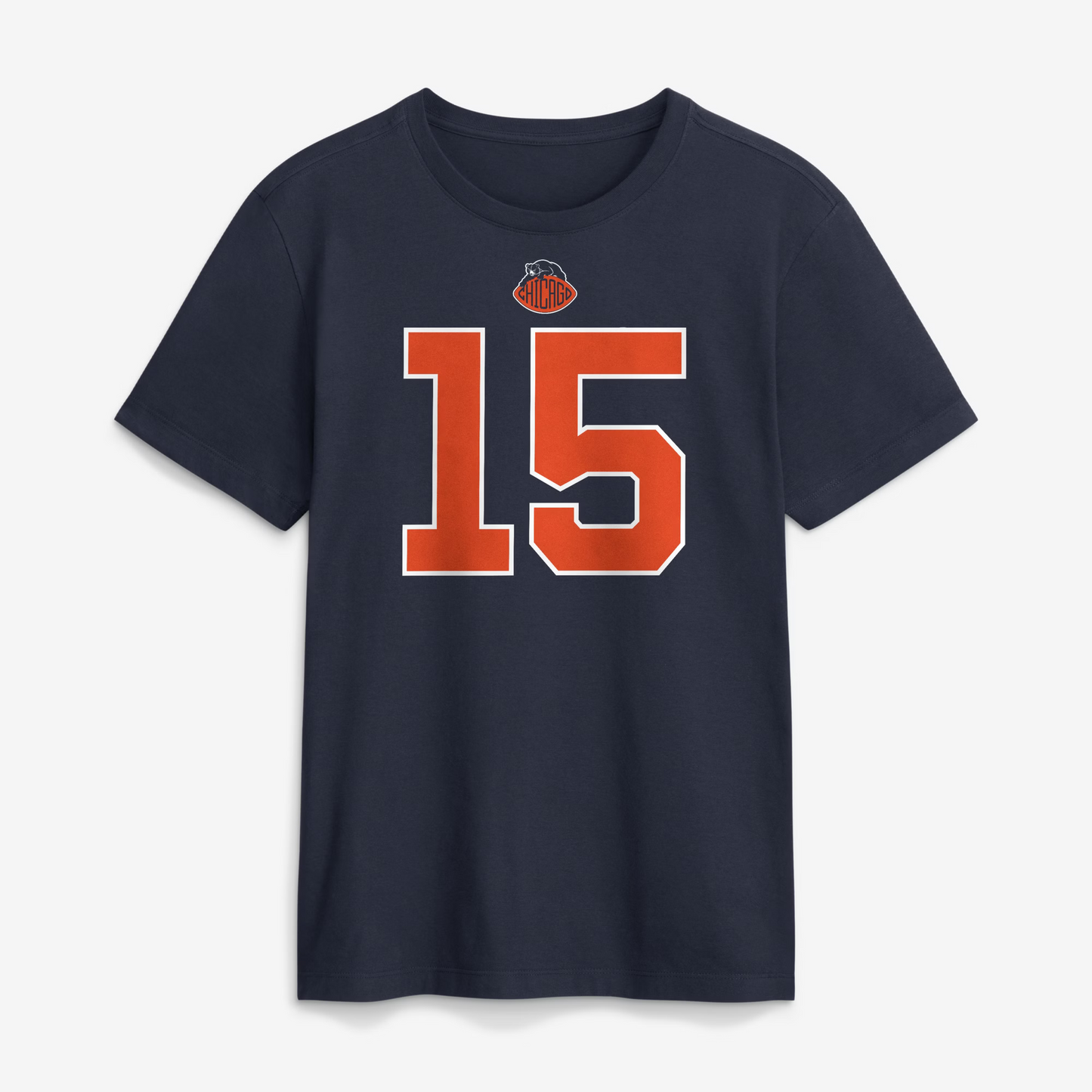 Youth Nike Rome Odunze Chicago Bears 2026 Rivalries Navy Name & Number T-Shirt