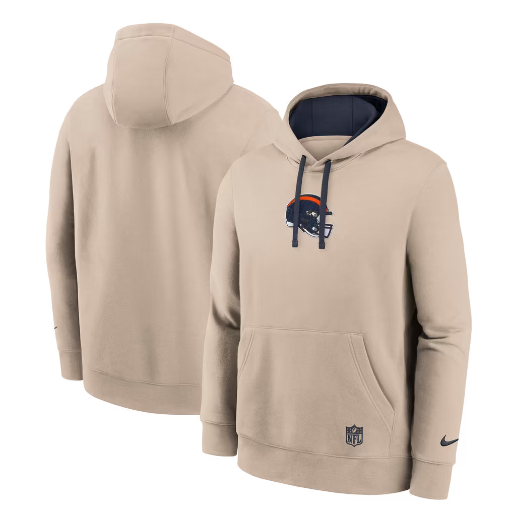 Men's Chicago Bears Nike Sand Drop The Ball Rewind Club Hoodie