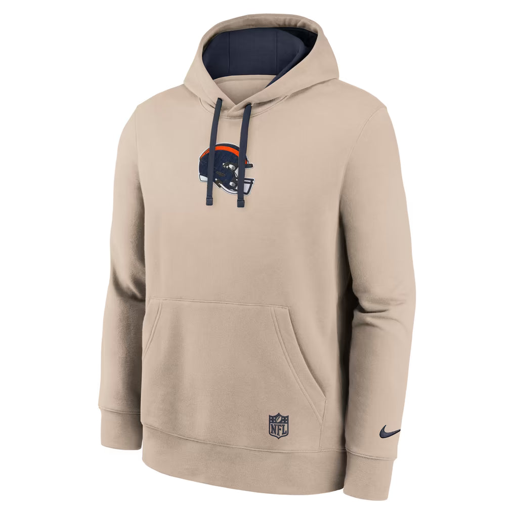Men's Chicago Bears Nike Sand Drop The Ball Rewind Club Hoodie