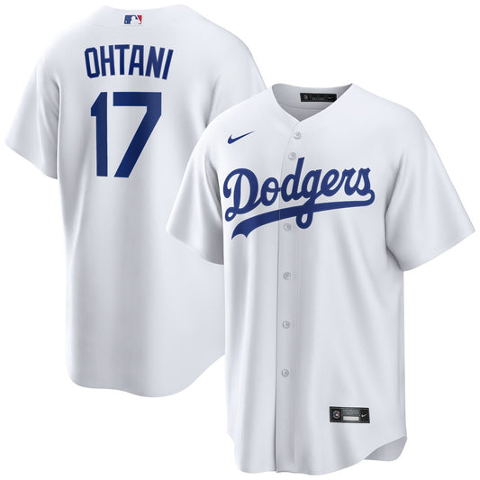 Men's Shohei Ohtani Los Angeles Dodgers Nike White Home Replica Premium Team Jersey