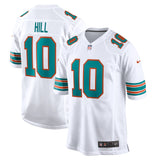 Youth Tyreek Hill Miami Dolphins Nike White Alternate Game Replica Jersey - Pro Jersey Sports