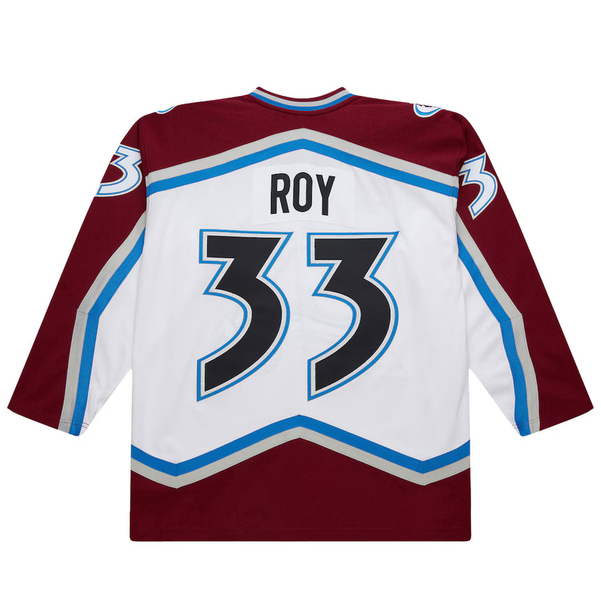 Men's Patrick Roy Colorado Avalanche White 2000-01 Power Play Jersey - Pro Jersey Sports