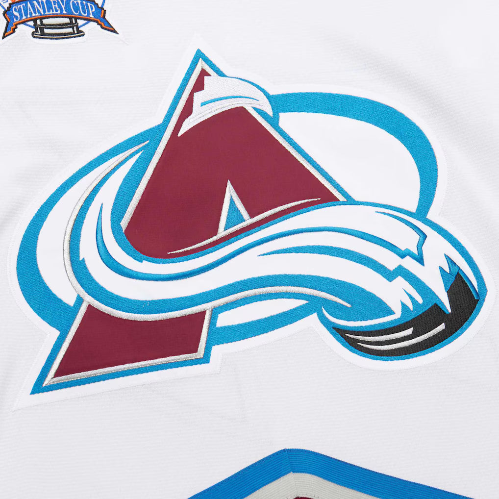 Men's Patrick Roy Colorado Avalanche White 2000-01 Power Play Jersey - Pro Jersey Sports