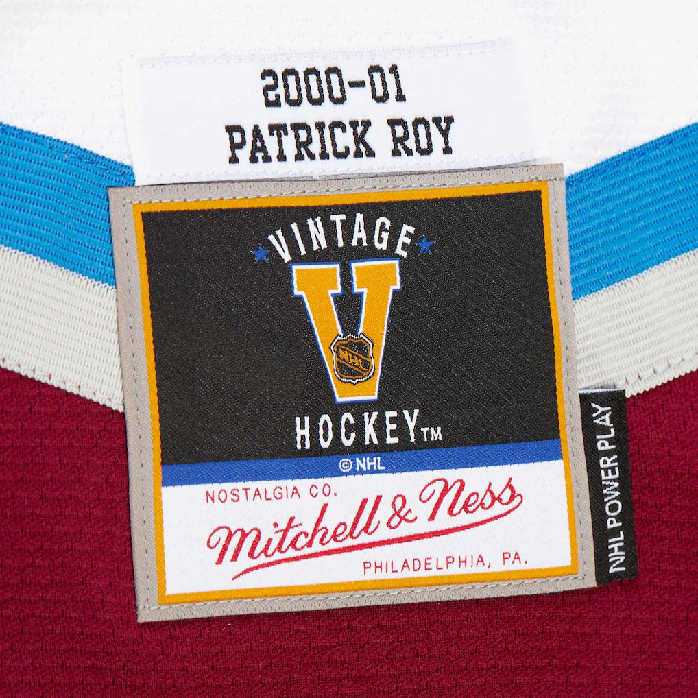 Men's Patrick Roy Colorado Avalanche White 2000-01 Power Play Jersey - Pro Jersey Sports