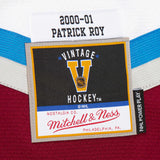 Men's Patrick Roy Colorado Avalanche White 2000-01 Power Play Jersey - Pro Jersey Sports