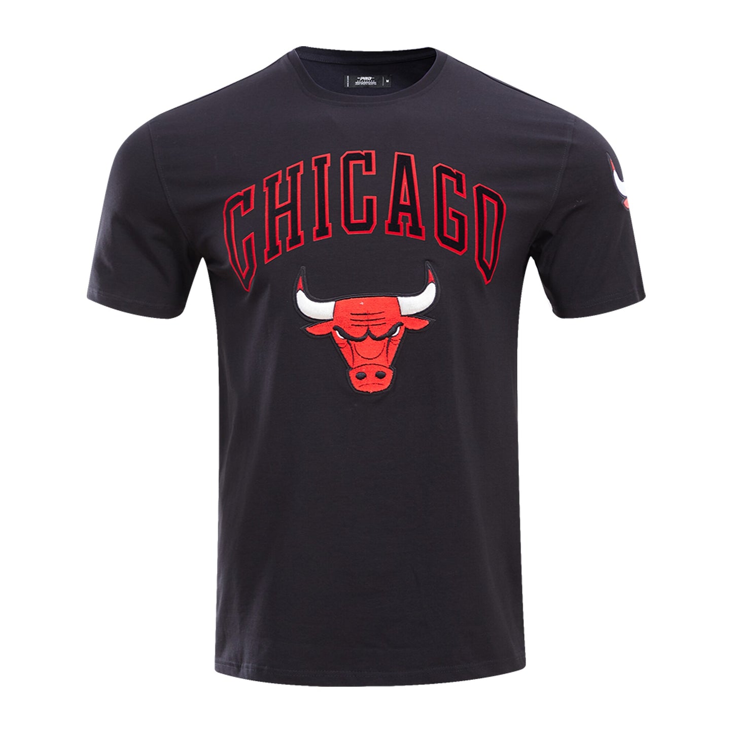 Men's Chicago Bulls Pro Standard Black Classic Bristle Slim-Fit T-Shirt