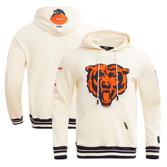 Men's Chicago Bears Pro Standard Retro Classic Eggshell Hoodie