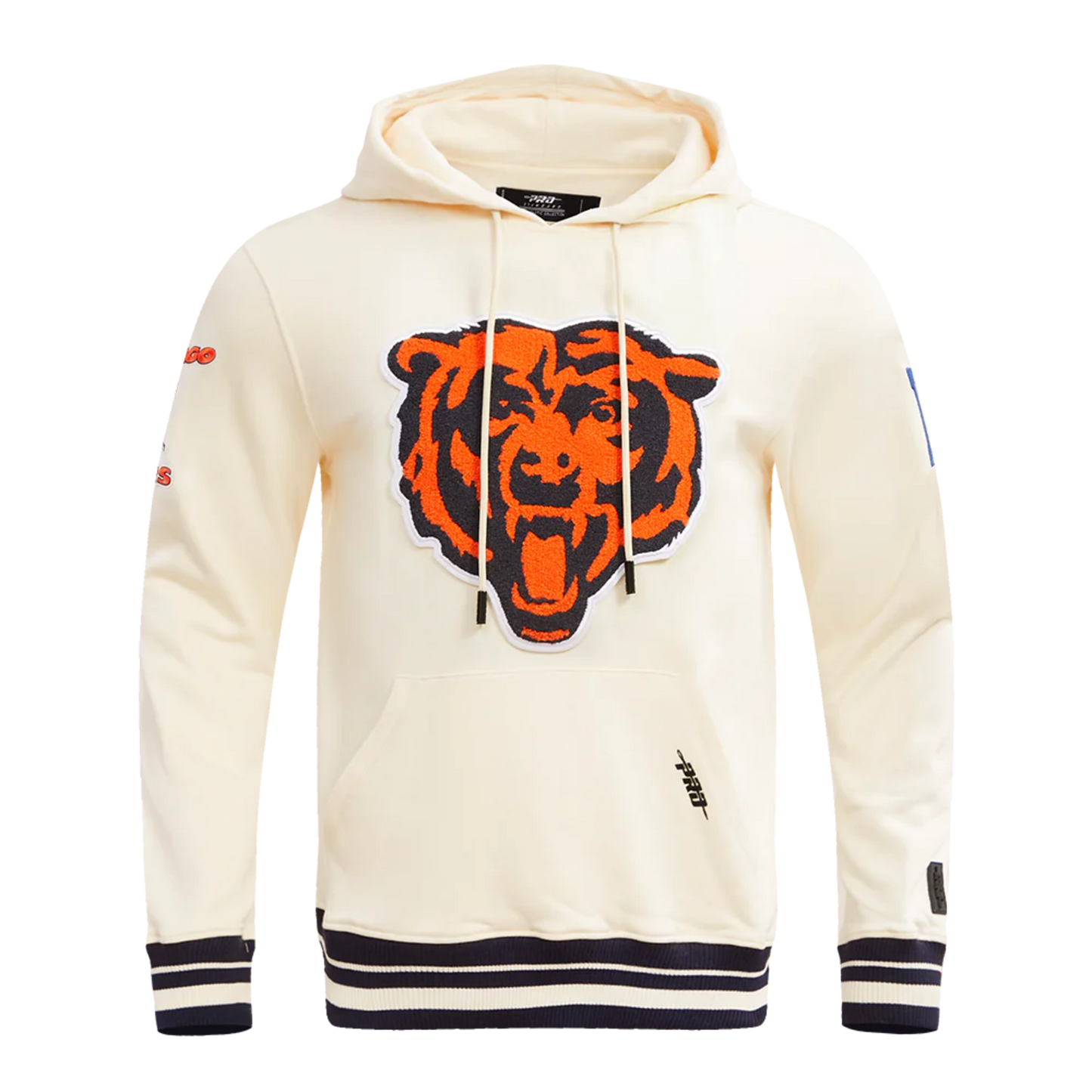 Men's Chicago Bears Pro Standard Retro Classic Eggshell Hoodie