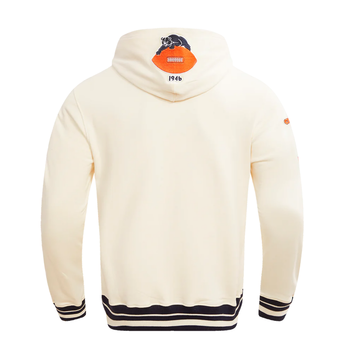 Men's Chicago Bears Pro Standard Retro Classic Eggshell Hoodie