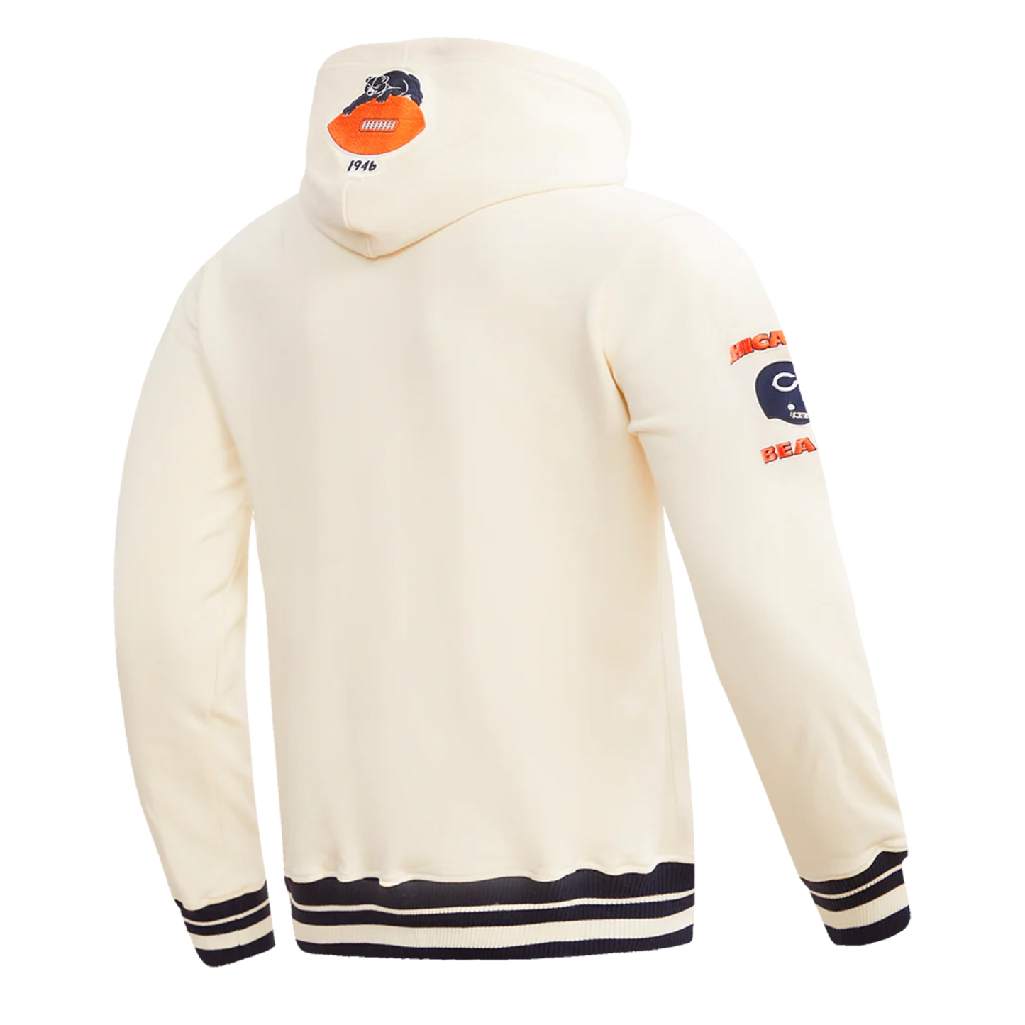 Men's Chicago Bears Pro Standard Retro Classic Eggshell Hoodie