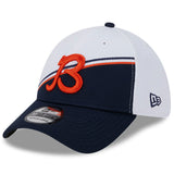 Men's Chicago Bears Historical Logo New Era White/Navy 2023 Sideline 39THIRTY Flex Hat - Pro Jersey Sports