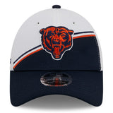 Men's Chicago Bears New Era White/Navy 2023 NFL Alternate Logo 9FORTY Adjustable Hat - Pro Jersey Sports