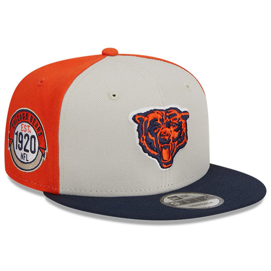 Men's Chicago Bears Historic Team Color NFL 9FIFTY Snapback Adjustable Hat