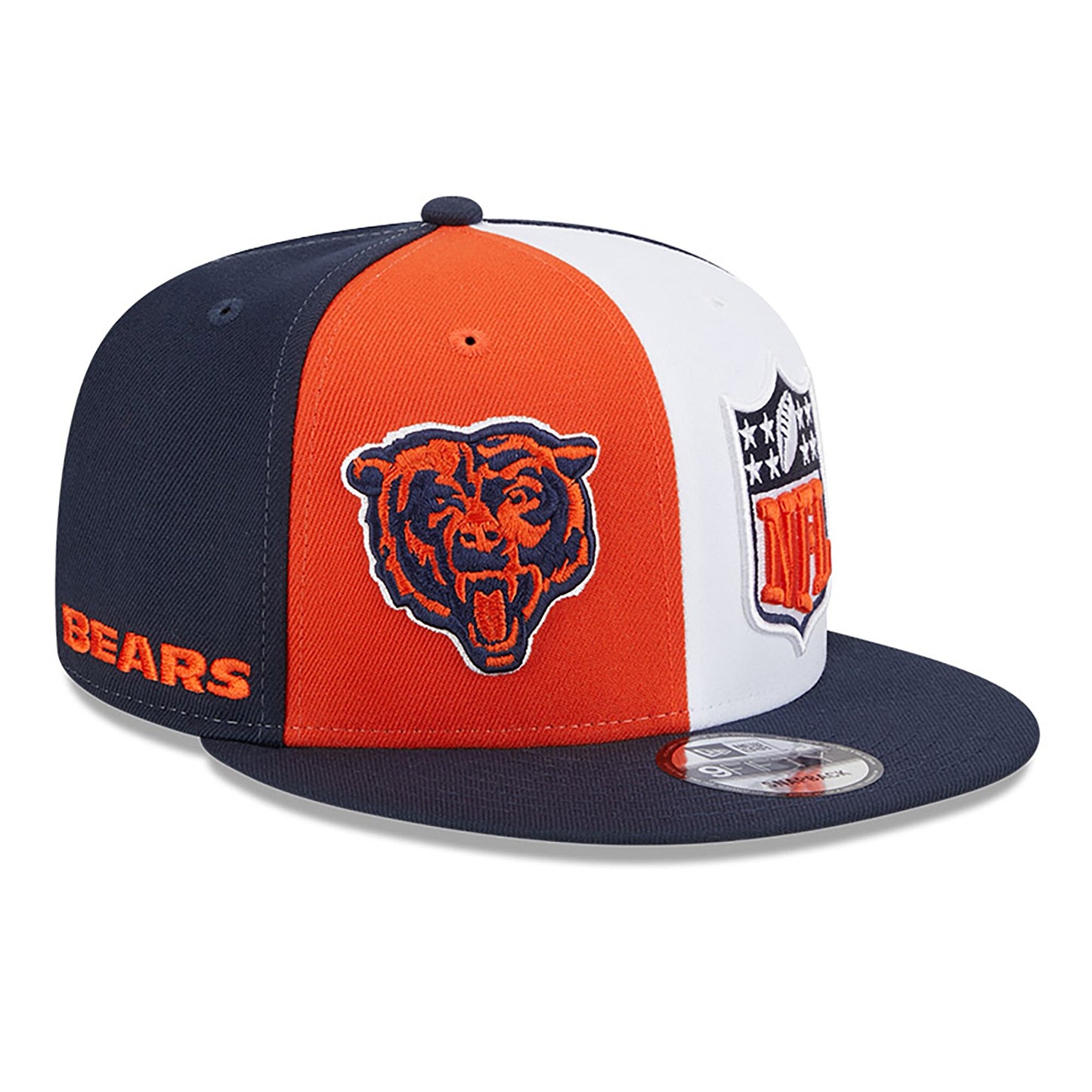 Men's Chicago Bears New Era Primary Logo Team Color 2023 NFL Sideline 9FIFTY Snapback Adjustable Hat