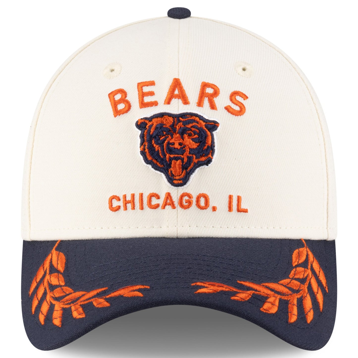 Men's Chicago Bears New Era 2025 NFL Draft Chrome 39THIRTY Flex Fit Hat - Pro Jersey Sports