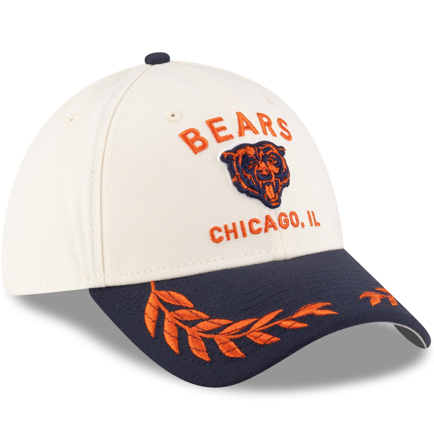 Men's Chicago Bears New Era 2025 NFL Draft Chrome 39THIRTY Flex Fit Hat - Pro Jersey Sports