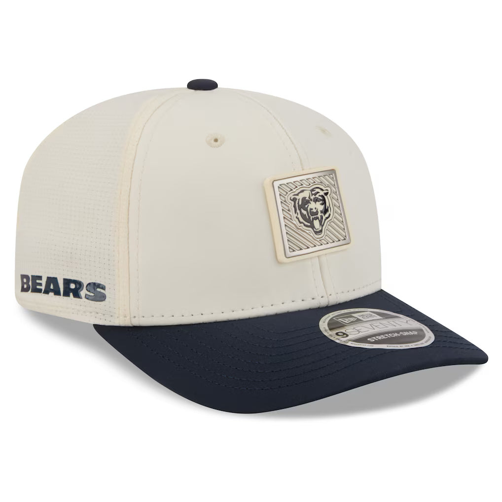 Men's Chicago Bears New Era Ivory 2026 NFL Training Camp Primary Logo 9SEVENTY Adjustable Hat