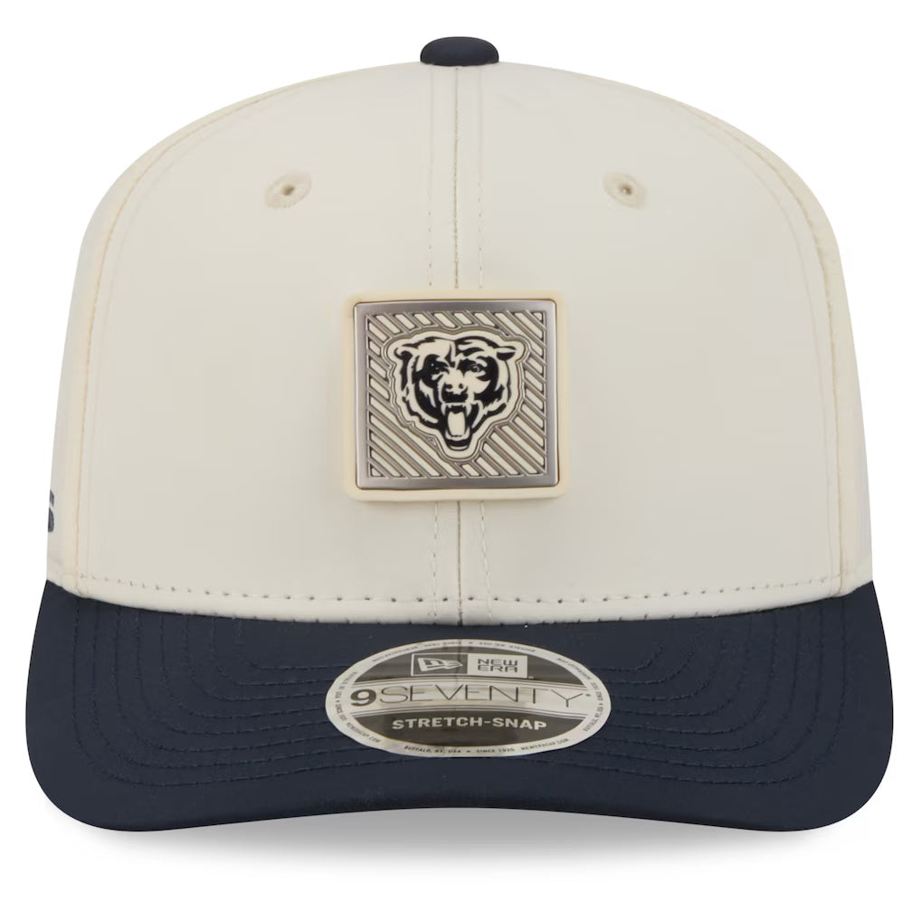 Men's Chicago Bears New Era Ivory 2026 NFL Training Camp Primary Logo 9SEVENTY Adjustable Hat