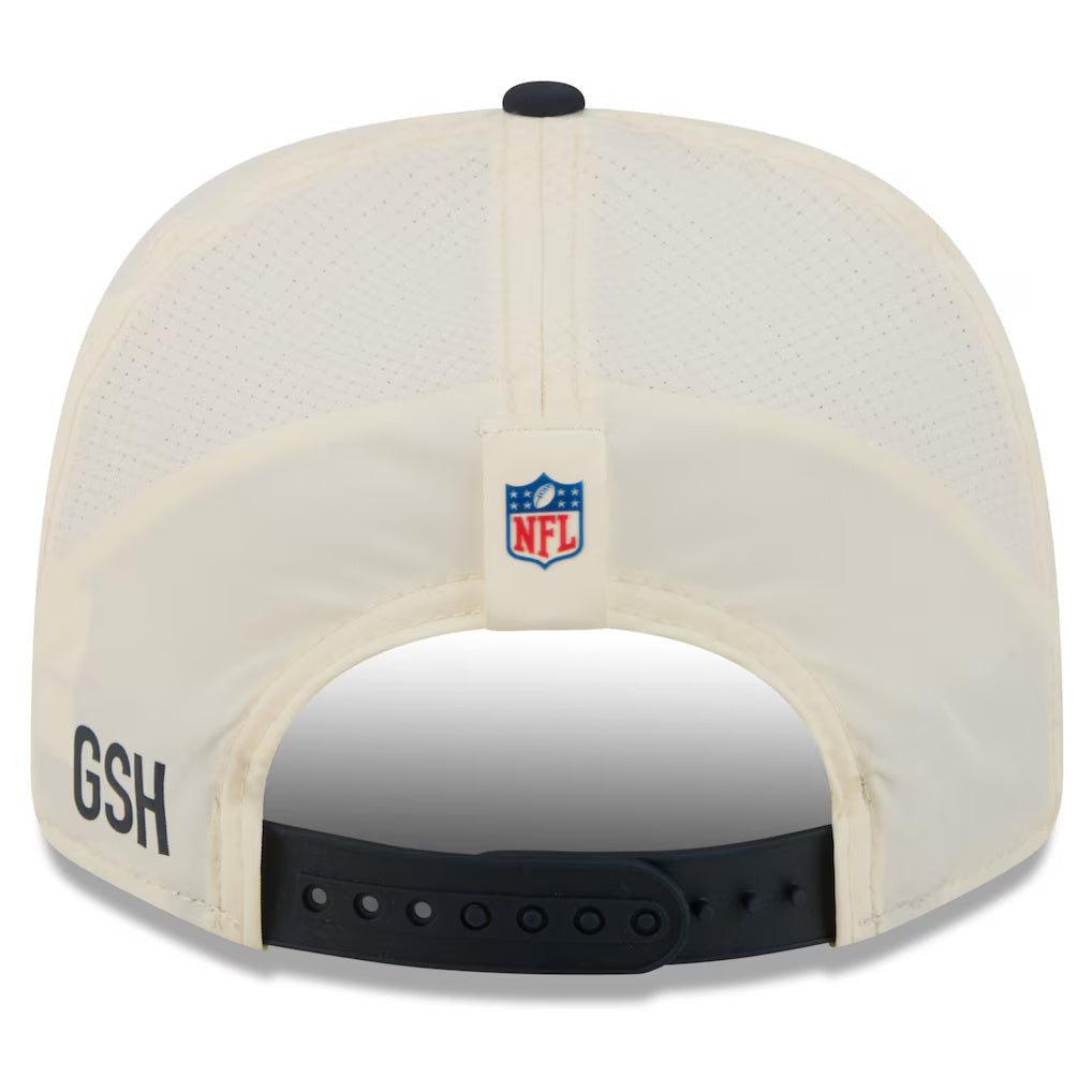 Men's Chicago Bears New Era Ivory 2026 NFL Training Camp Primary Logo 9SEVENTY Adjustable Hat