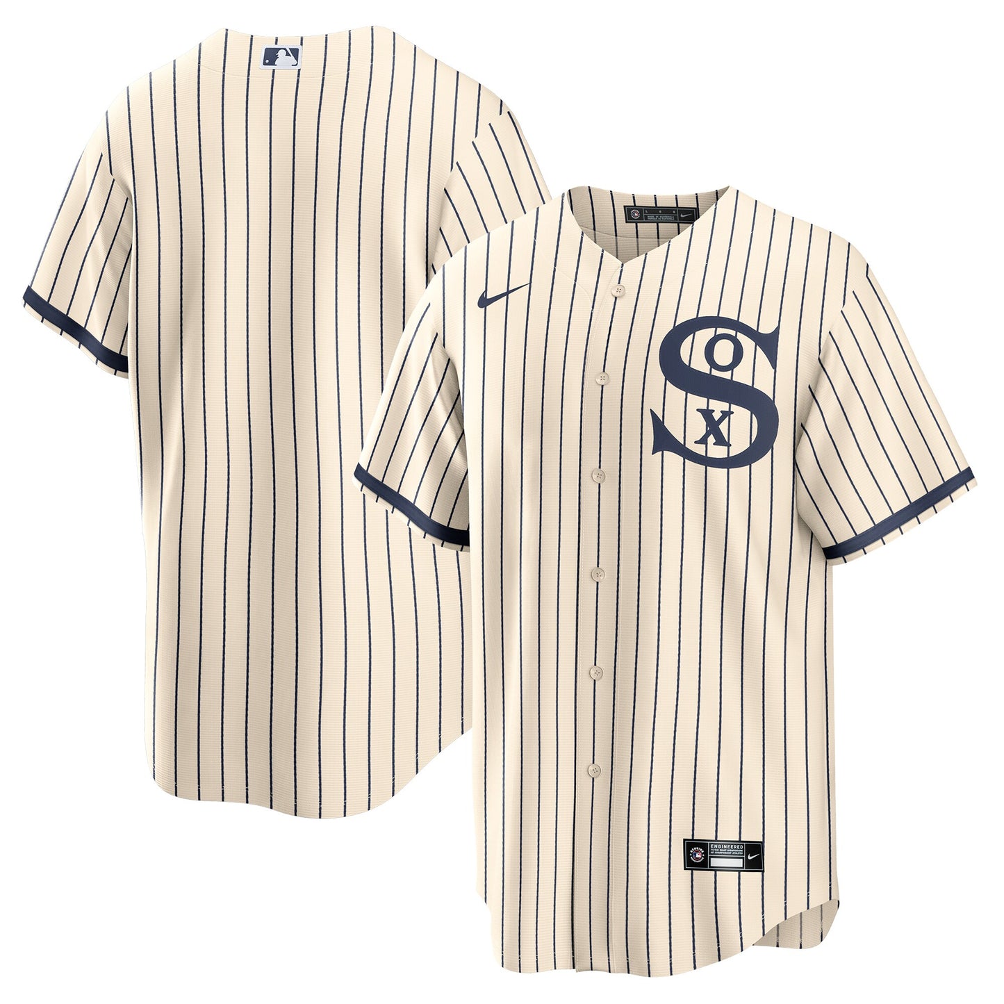 NIKE Men's Chicago White Sox Field of Dreams Cream Blank Replica Jersey