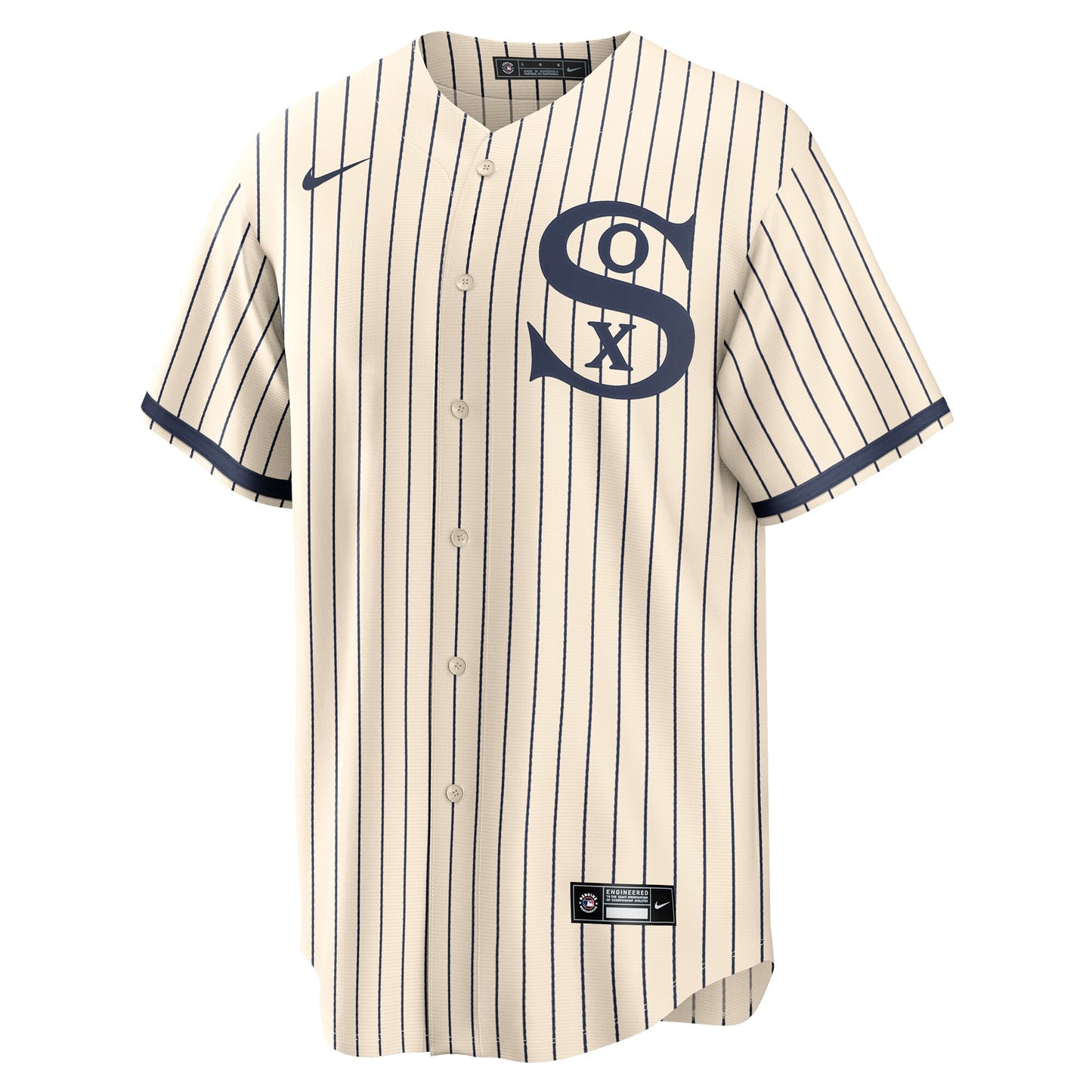 NIKE Men's Chicago White Sox Field of Dreams Cream Blank Replica Jersey