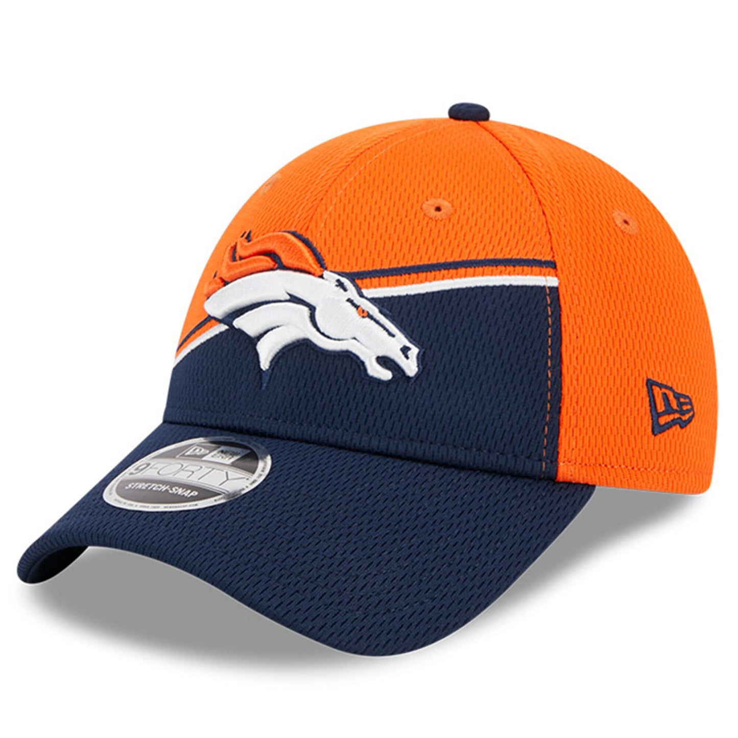 Men's Denver Broncos New Era Orange/Navy 2023 NFL 9FORTY Adjustable Hat