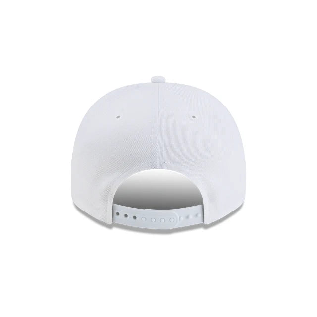 Chicago White Sox New Era White Team Logo A-Frame 9FIFTY Snapback Hat