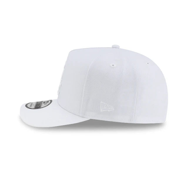 Chicago White Sox New Era White Team Logo A-Frame 9FIFTY Snapback Hat