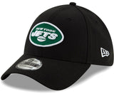 Men's New York Jets New Era Black Team Classic 39THIRTY Flex Hat - Pro Jersey Sports