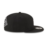 New York Yankees New Era Black Chain Stitch 9FIFTY Snapback Adjustable Hat - Pro Jersey Sports