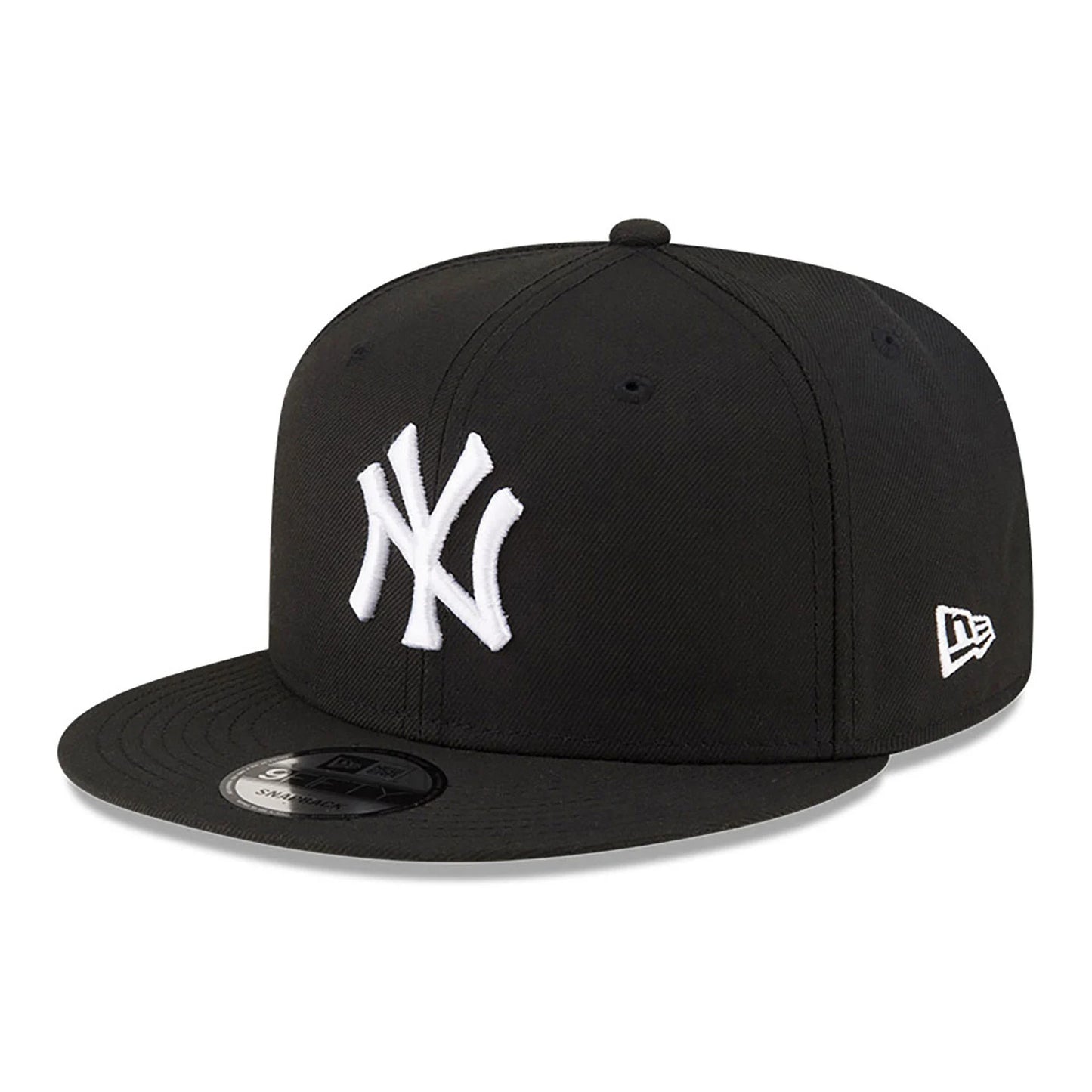 New York Yankees New Era Black Chain Stitch 9FIFTY Snapback Adjustable Hat