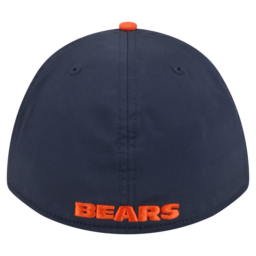 Men's Navy/Orange Chicago Bears Rope M-Crown A-Frame 39THIRTY Flex Hat
