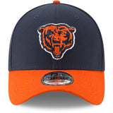 Men's New Era Navy/Orange Chicago Bears Team Classic Two-Tone 39THIRTY Flex Hat - Pro Jersey Sports