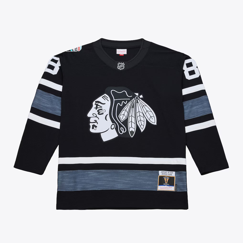 Men's Patrick Kane Chicago Blackhawks 2019 All Star Black Mitchell & Ness Power Play Jersey