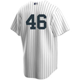 Men's Nike Andy Pettite #46 White New York Yankees Home Official Replica Player Jersey - Pro Jersey Sports
